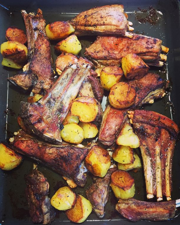 Biohof Gnigler - Fleisch und Kartoffeln gebraten